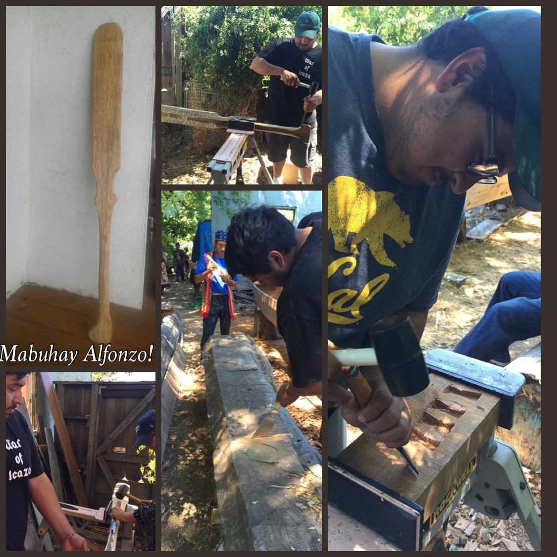 Alonzo learns carving skills, reconnects with his ancestral wood carvers and builders via Balik sa Dagat Bangka Journey Camp 2016 with Master Carver Mamerto Lagitan Tindongan and the BSDBJ Krew. 